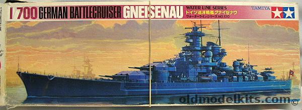 Tamiya 1/700 Gneisenau Battle Cruiser, WLB120 plastic model kit